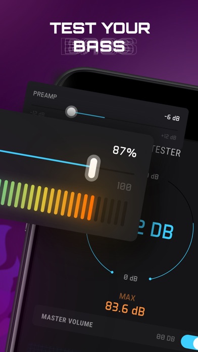 Bass Tester & Booster Pro Screenshot