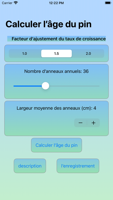 Screenshot #2 pour Calculer l’âge du pin