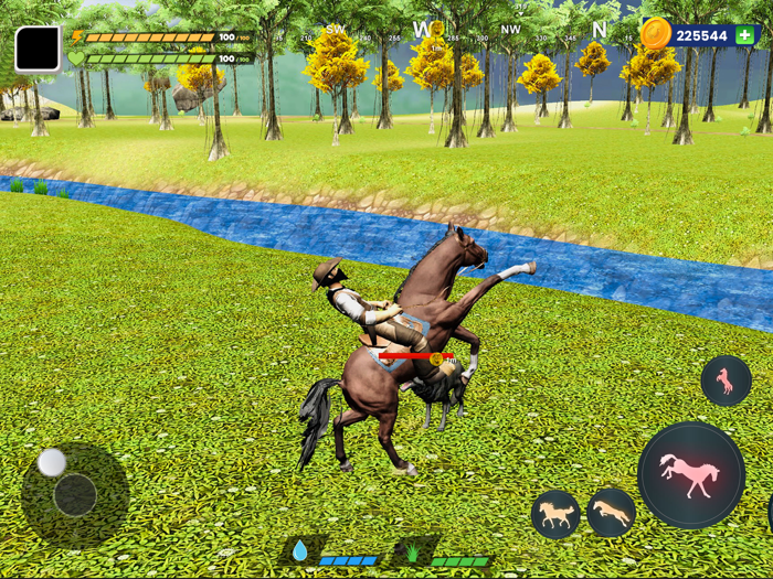 Wild Horse Survival Simulator