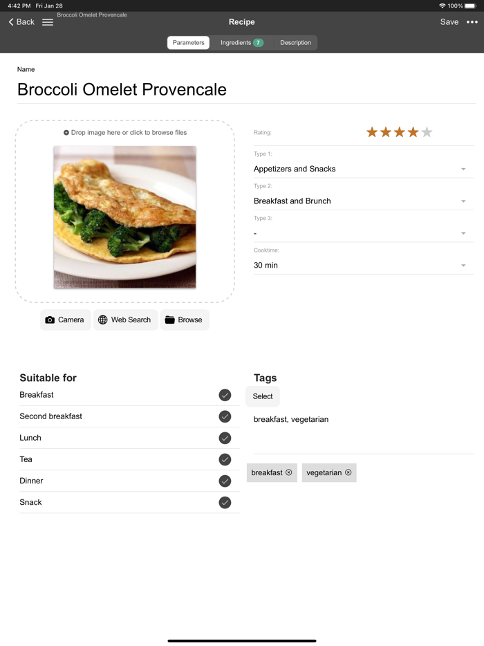 EasyMenu Meal Planner 3