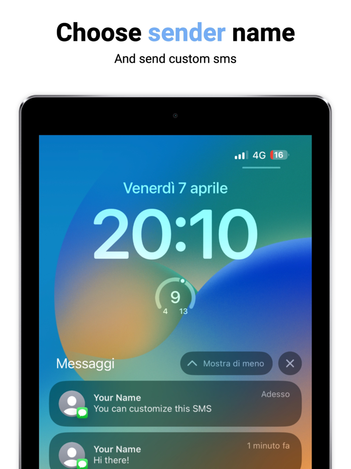 Sms Alias - Choose your name