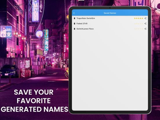 Screenshot #6 pour AI Rap Name Generator