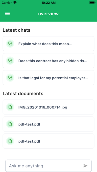 AnyLawyer Screenshot