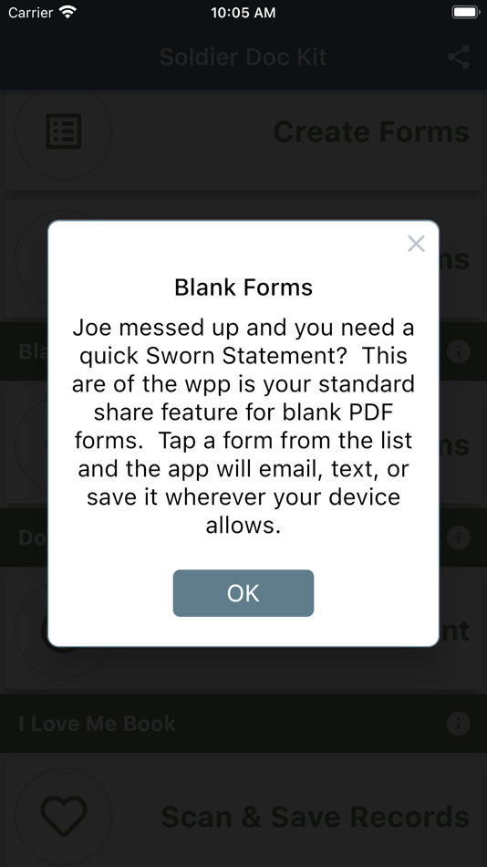 #5. Soldier Forms and Documents (iOS) Podle: Polemics Applications LLC