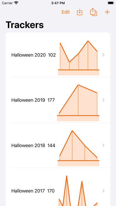 Screenshot #3 pour Halloween Tracker