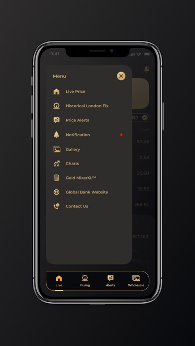 Gold Bank® Live Prices Screenshot