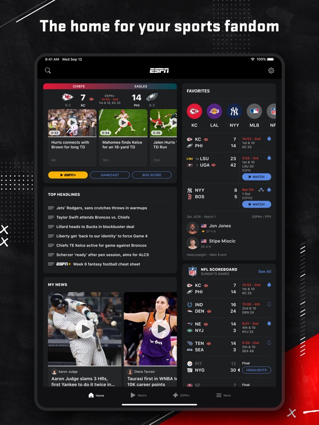 ESPN: Live Sports & Scores na App Store
