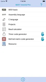 8051 tutorial pro iphone screenshot 1