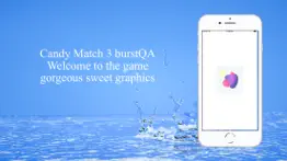 candy match 3 burstqa iphone screenshot 1