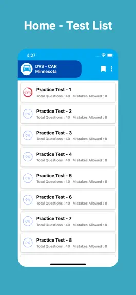 Game screenshot Minnesota DVS Permit Test mod apk