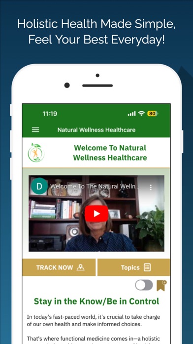 Natural Wellness Healthcare Screenshot
