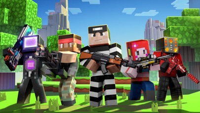 Cops N Robbers:Pixel Craft Gun Screenshot