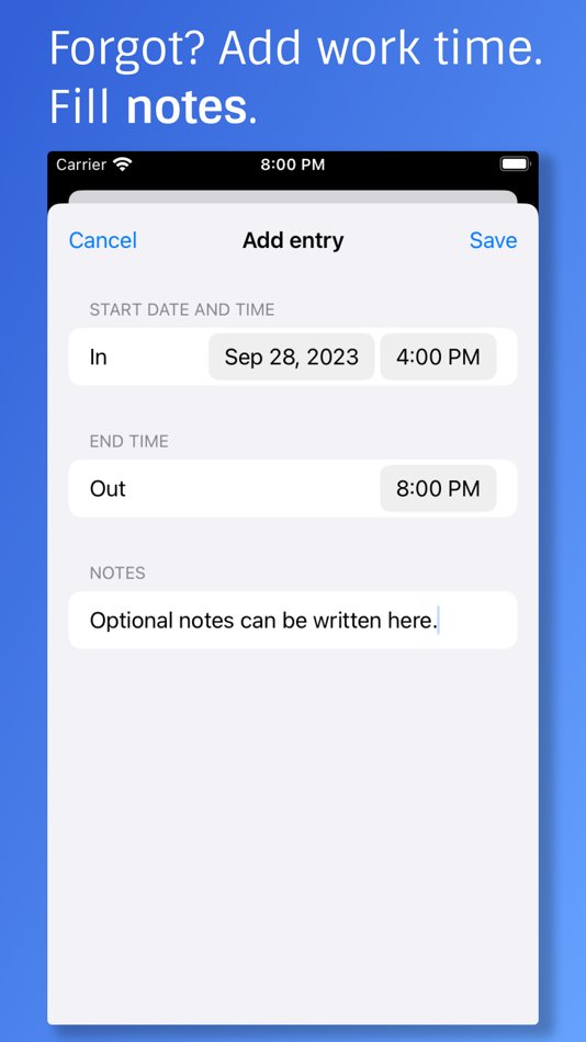 #2. Work Hours - Work Time Balance (iOS) 作者: Antti Heinonen