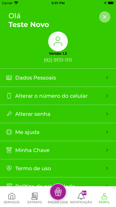 Trocados Carteira Screenshot