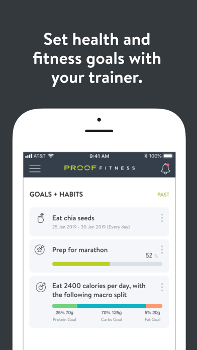 PROOF FITNESS Online Screenshot