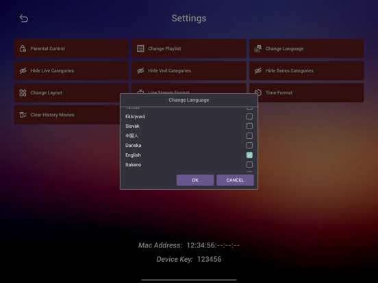 ibo Pro Player iPad screenshot 3 - Entertainment app