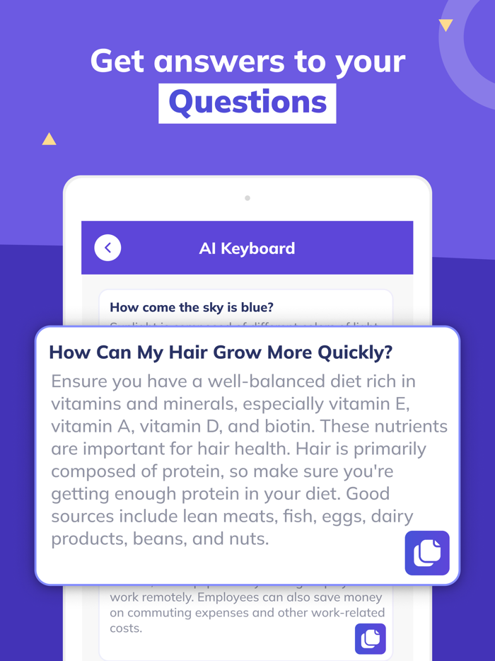 AI Keyboard Writing Assistant
