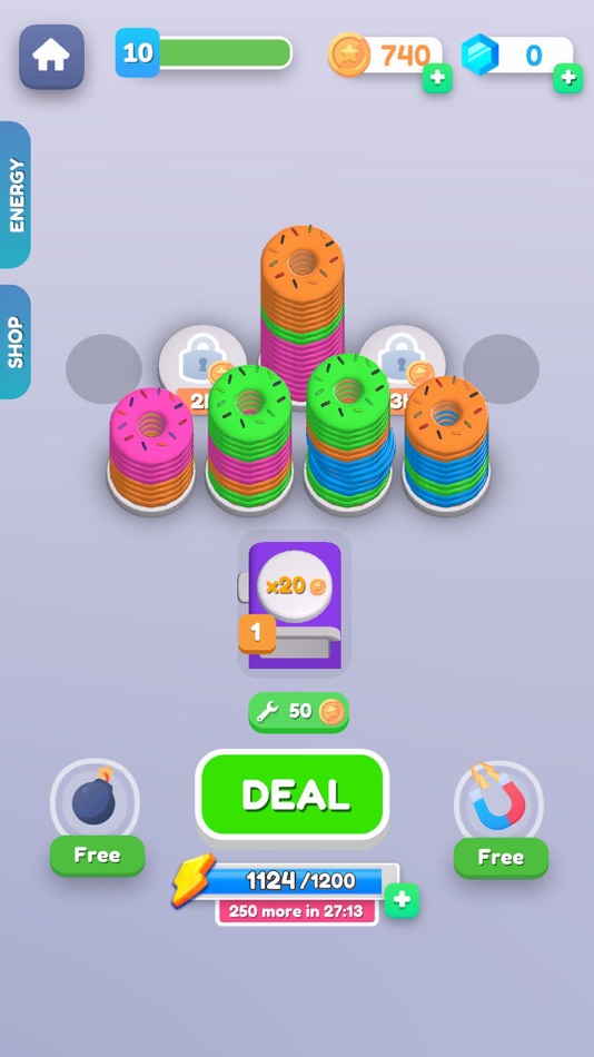 #1. Sweet Sort! (iOS) By: Six Pawns