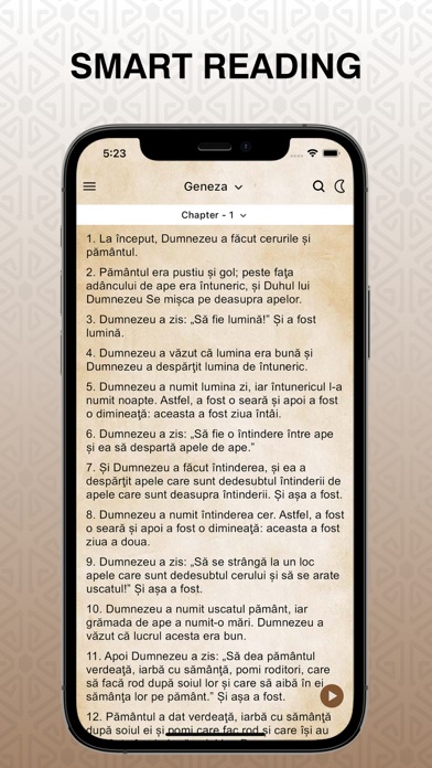 Screenshot #1 pour Biblia Cornilescu Română.