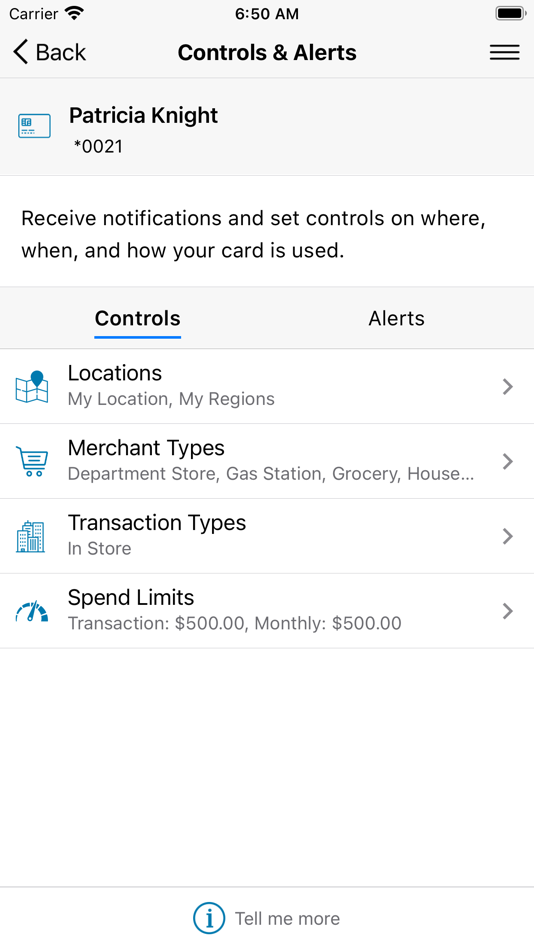 #2. HRCU Better Card Controls (iOS) 由: Holy Rosary Credit Union