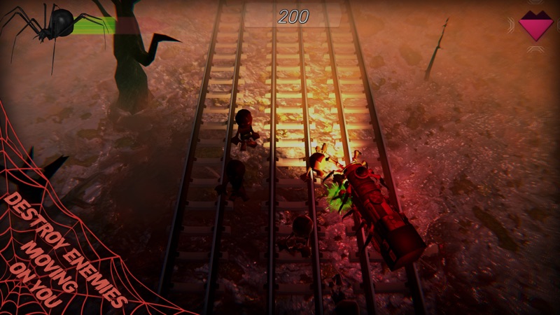 Scary Spider Train 3D Survival screenshot 2
