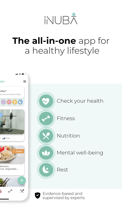 iNuba - Fitness y Nutrición Screenshot
