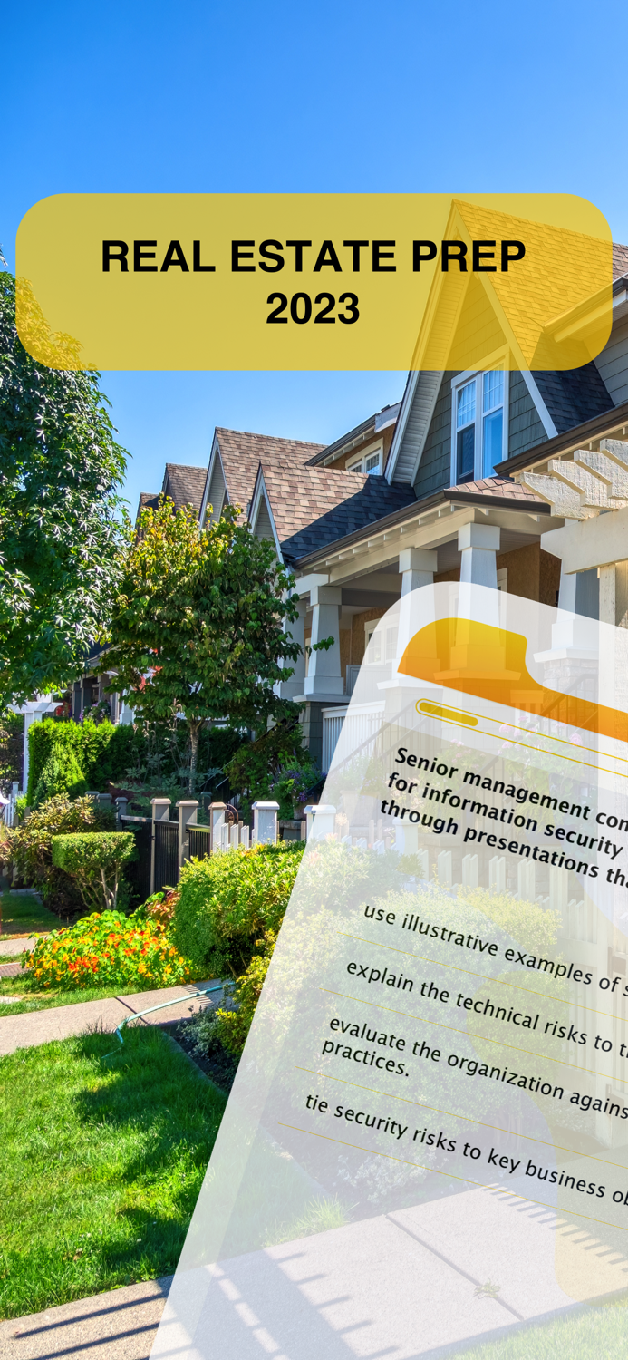Real Estate Prep  2023