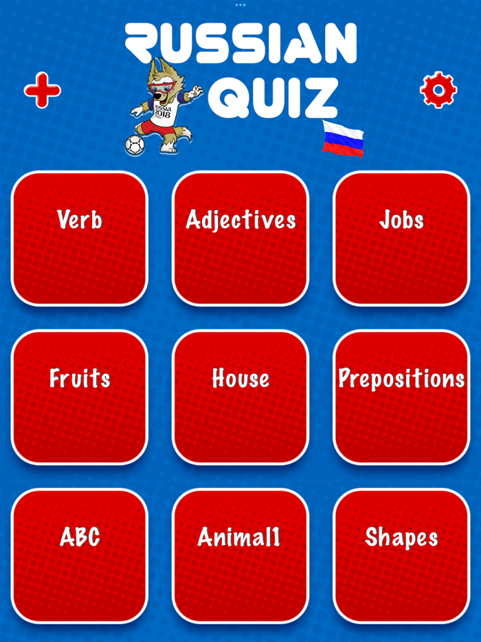 Game to learn Russian