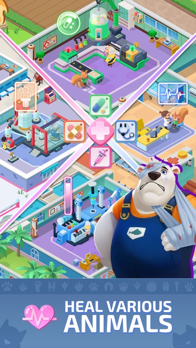 Idle Zoo Hospital-Tycoon Game Screenshot
