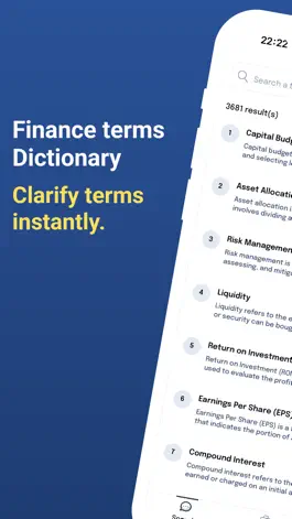 Game screenshot Finance Terms Dictionary mod apk