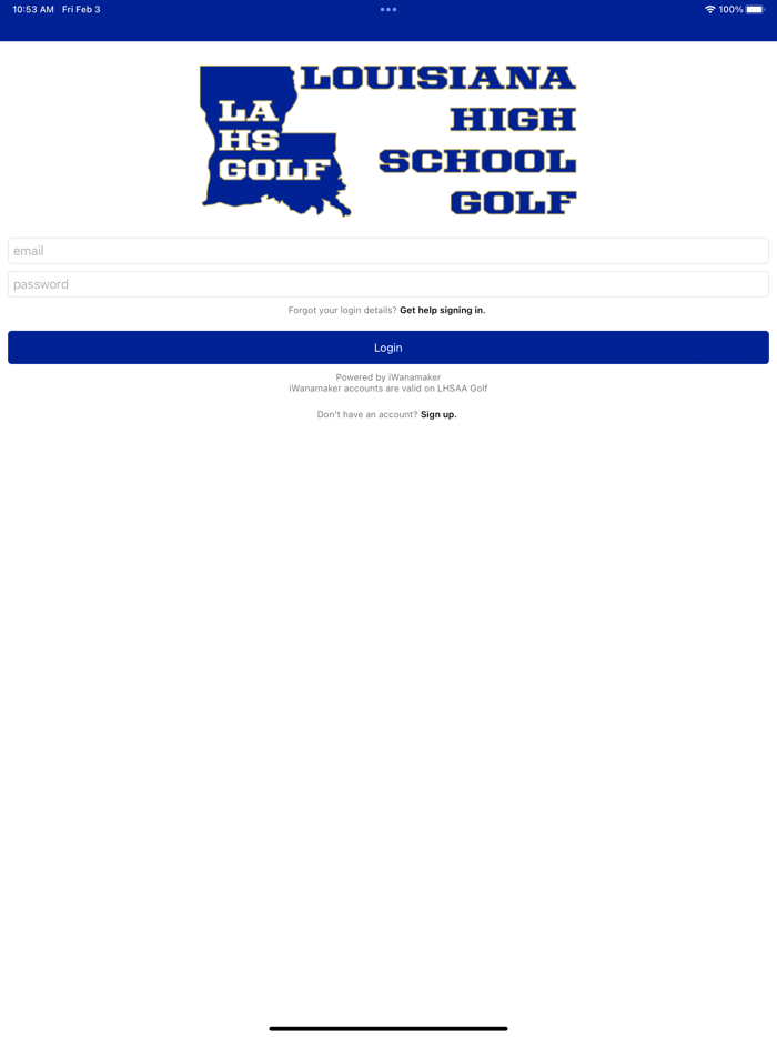 LHSAA Golf
