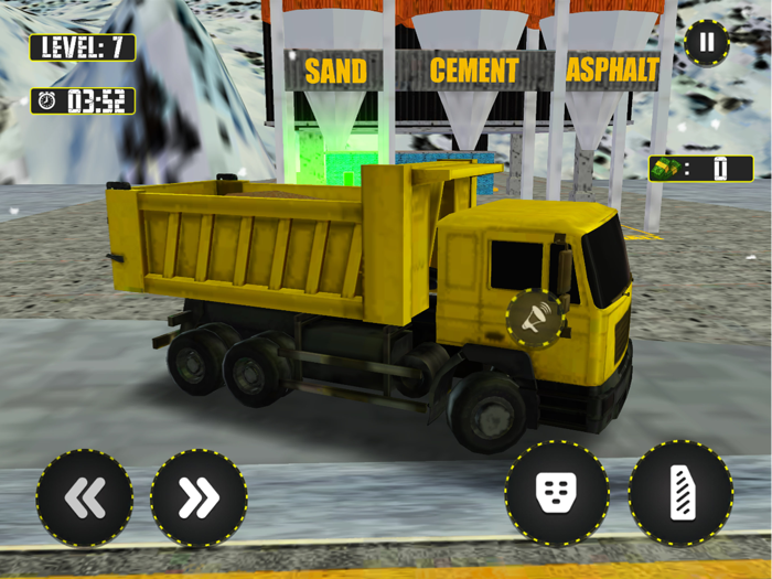 Snow Excavator Driving 3D