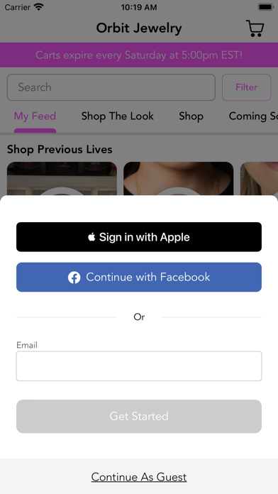 Orbit Jewelry Screenshot