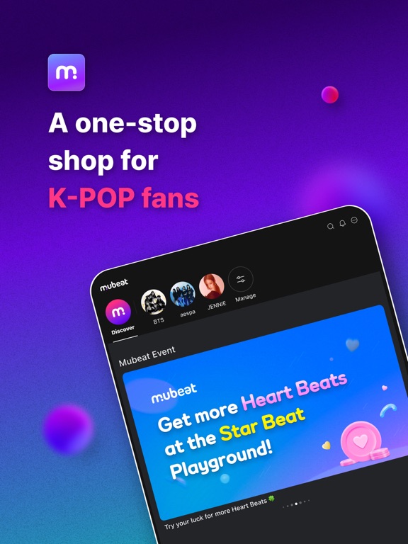 Screenshot #4 pour Mubeat for kpop Lovers