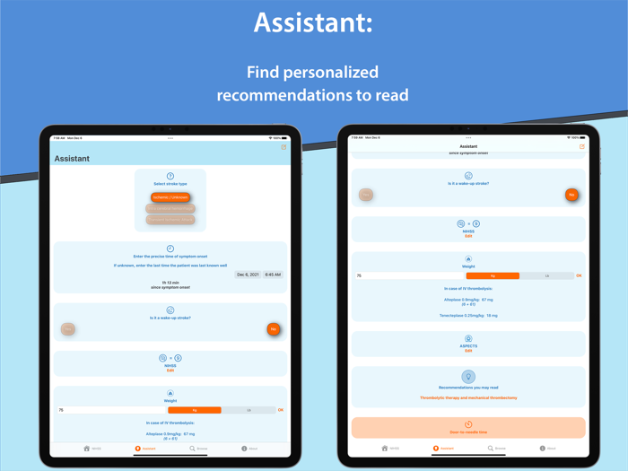 NIH Score and stroke tools