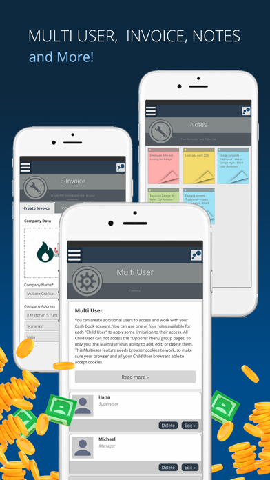 AKUN.biz Online Cash Book Screenshot