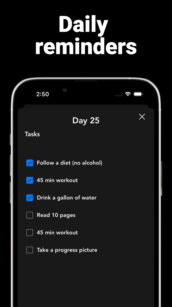 75 Hard Days Fitness Challenge