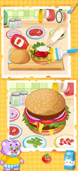 Game screenshot Magic Hamburger Cooking  Game mod apk