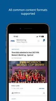 fifa news reports iphone screenshot 2