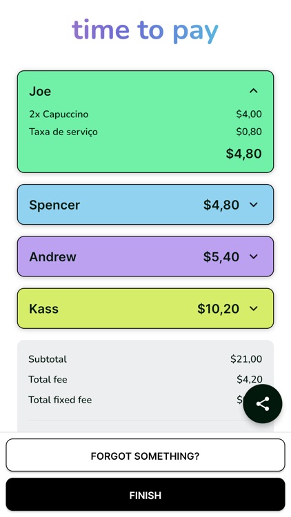 Split Bills - Easy Split Check screenshot-4