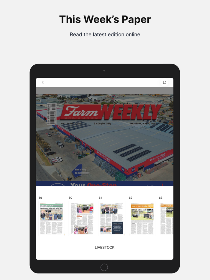 Farm Weekly News and Livestock