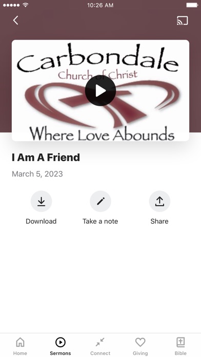Carbondale Church of Christ Screenshot