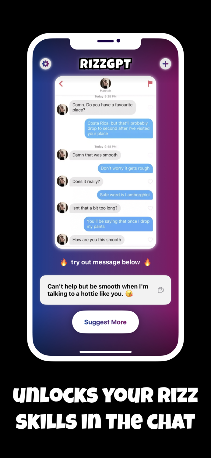 RizzGPT Pick Up Lines and Rizz