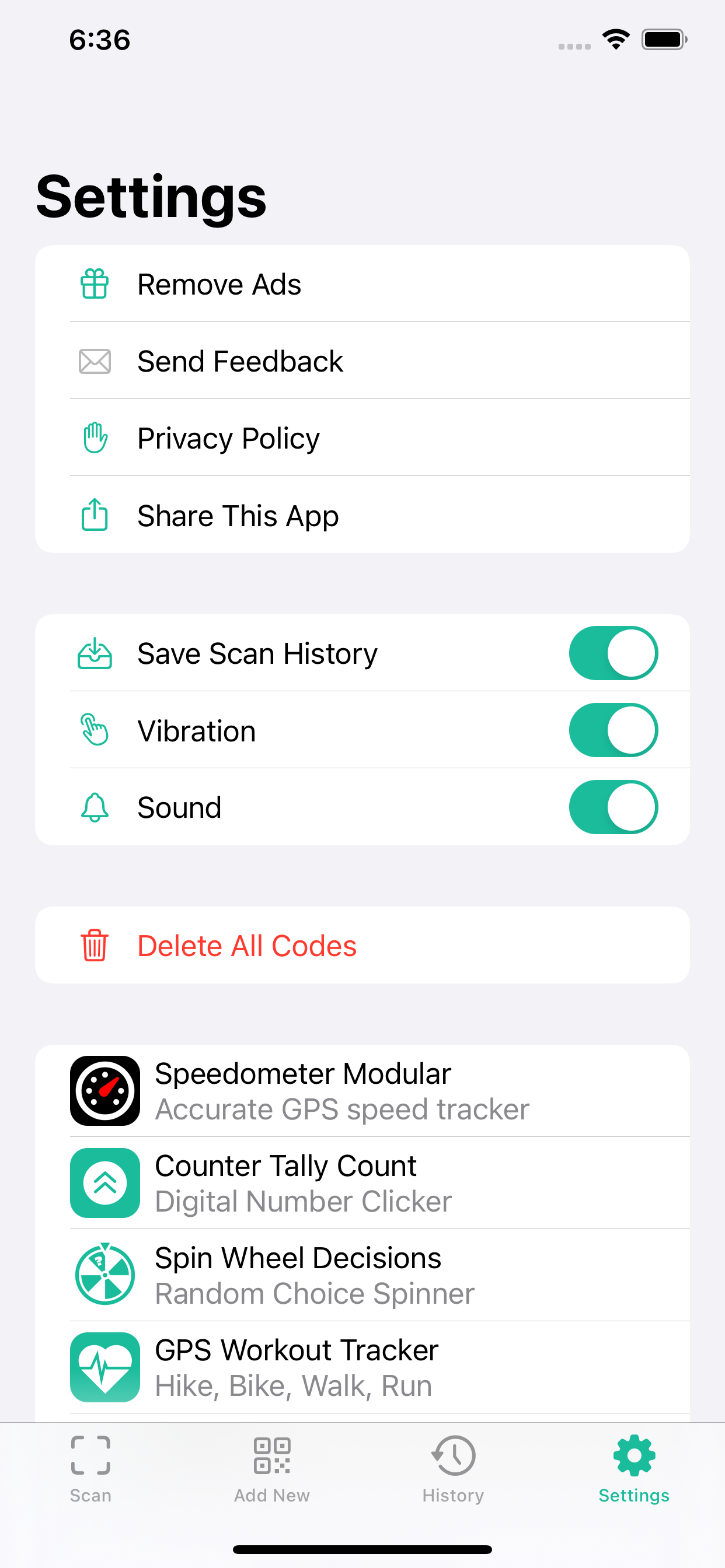 QR Code Reader and Maker App