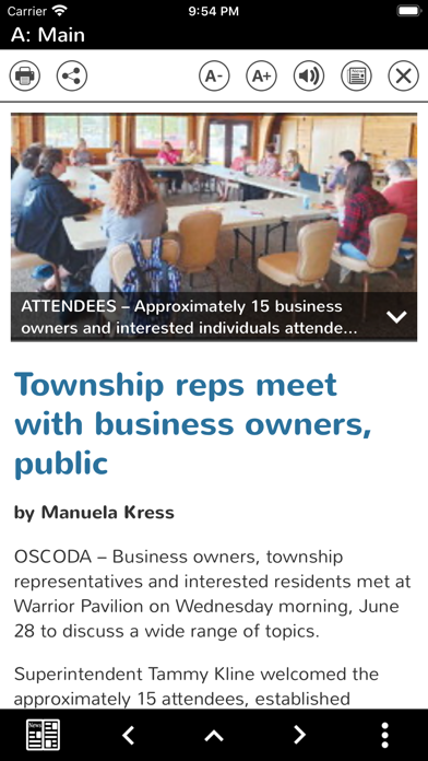 Iosco County News-Herald Screenshot