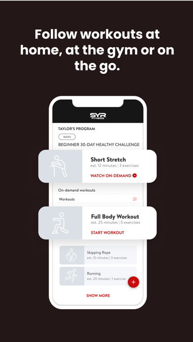 SYR FITNESS Screenshot