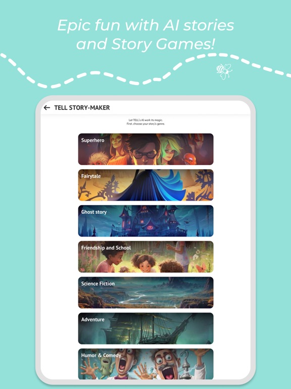 TELL - A world of stories iPad screenshot 7 - Book app