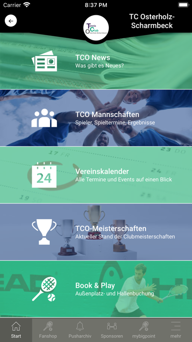 TC Osterholz-Scharmbeck Screenshot