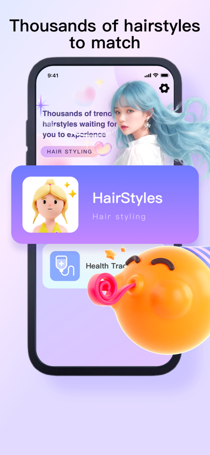 Hairstyle hair color Try on