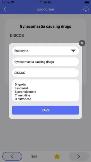 Screenshot von Pharmacology Mnemonics - Tips auf dem iPhone 7